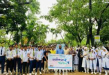 মানবিকতার পাঠশালা’র অংশ হিসেবে বৃক্ষরোপণ কর্মসূচি
